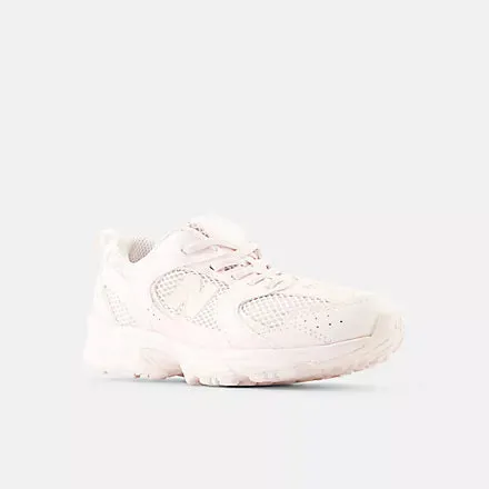 530 Bungee Sneaker (White   Mid Century Pink)