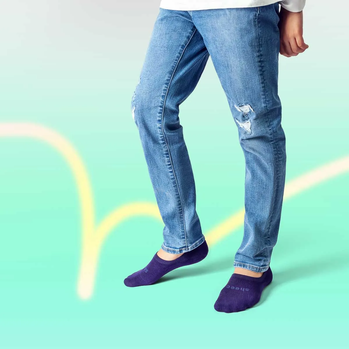 Active Mid-cut Super Soft Modal Casual No Show Socks | INDIGO NAVY