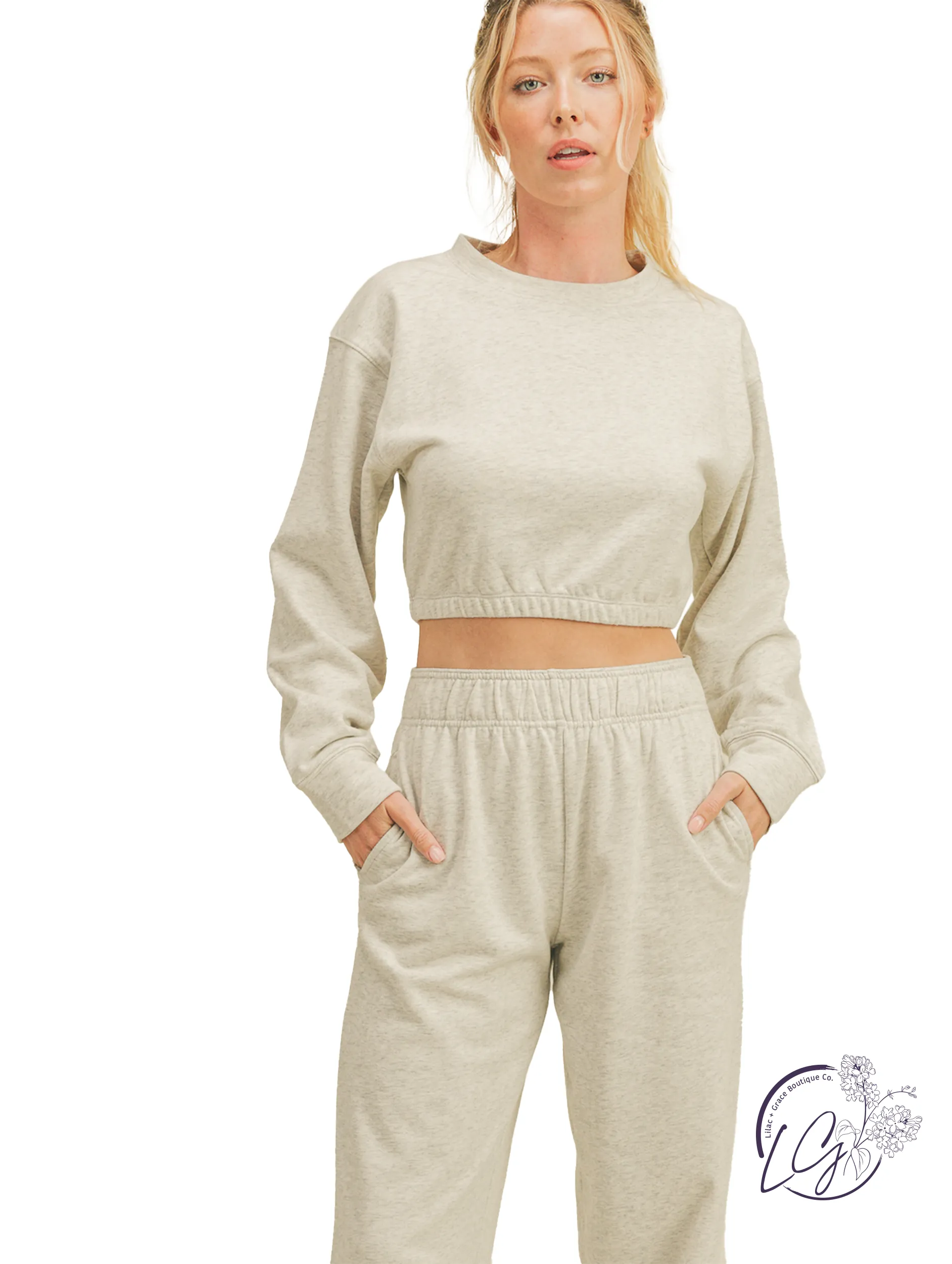 All For You Crop Sweatshirt