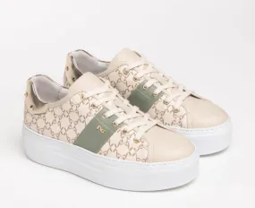Bianco Leather Sneakers