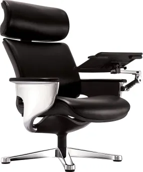 Black Leather Chair By Homeroots - 372428