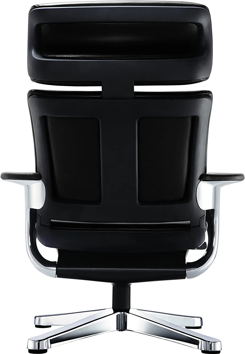 Black Leather Chair By Homeroots - 372428