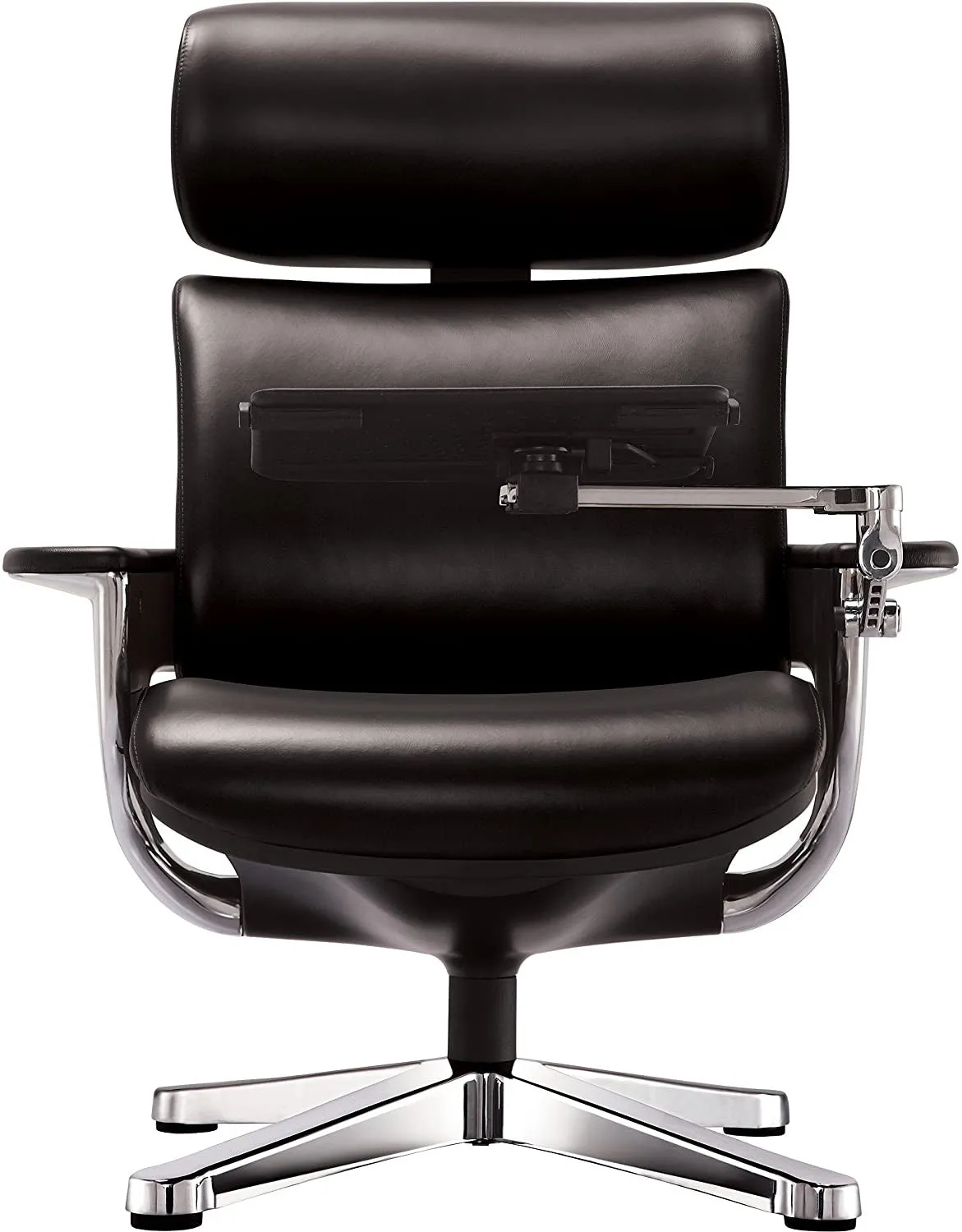 Black Leather Chair By Homeroots - 372428