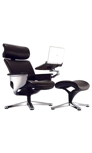 Black Leather Chair By Homeroots - 372428