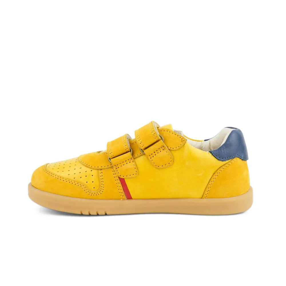 Bobux KP Riley Chartreuse   Navy Trainers