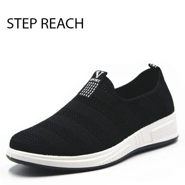 Brand shoes men tenis masculino adulto sneakers chaussure homme tenis feminino breathable loafers casual slip-on rubbe