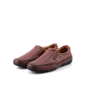 camel active Natural Milled Leather Slip On Shoes Men Brown LUZON 872402-AM2-3