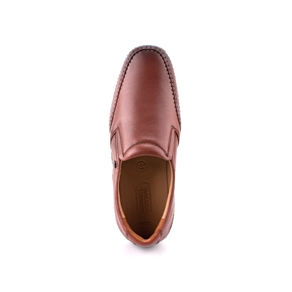 camel active Natural Milled Leather Slip On Shoes Men Brown LUZON 872402-AM2-3