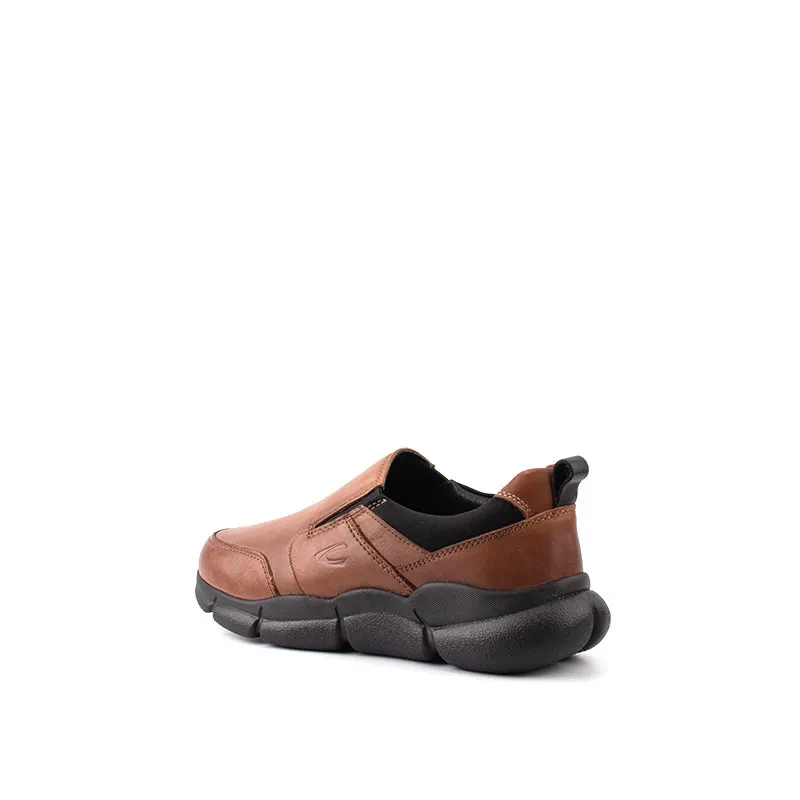 camel active Slip On Shoes With Stitch Detail Men Tan ISPARTA 852320-AM1SV-8