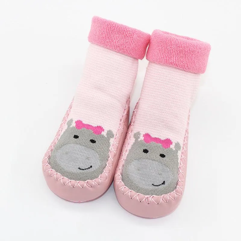 Cartoon Non-Slip Soft Sole Baby Toddler Shoes And Socks