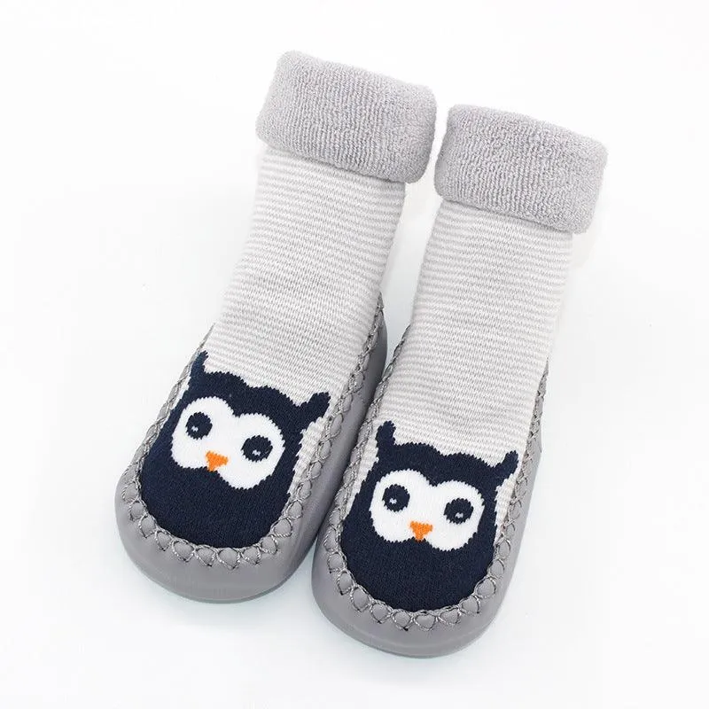 Cartoon Non-Slip Soft Sole Baby Toddler Shoes And Socks