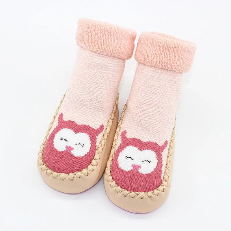 Cartoon Non-Slip Soft Sole Baby Toddler Shoes And Socks