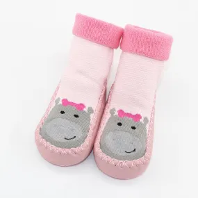 Cartoon Non-Slip Soft Sole Baby Toddler Shoes And Socks