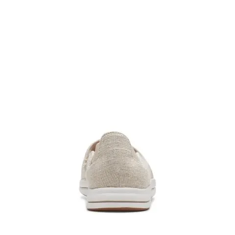 Clarks Women's Breeze Step II Slip Ons- Natural