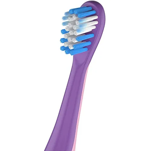 Colgate Barbie Toothbrush for kids, Battery Powered Electric Toothbrush, Age 3 , Extra Soft Bristles, Replaceable Batteries