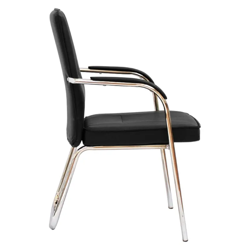 Comfortable High-Back Leather Office Chair 2001 Black