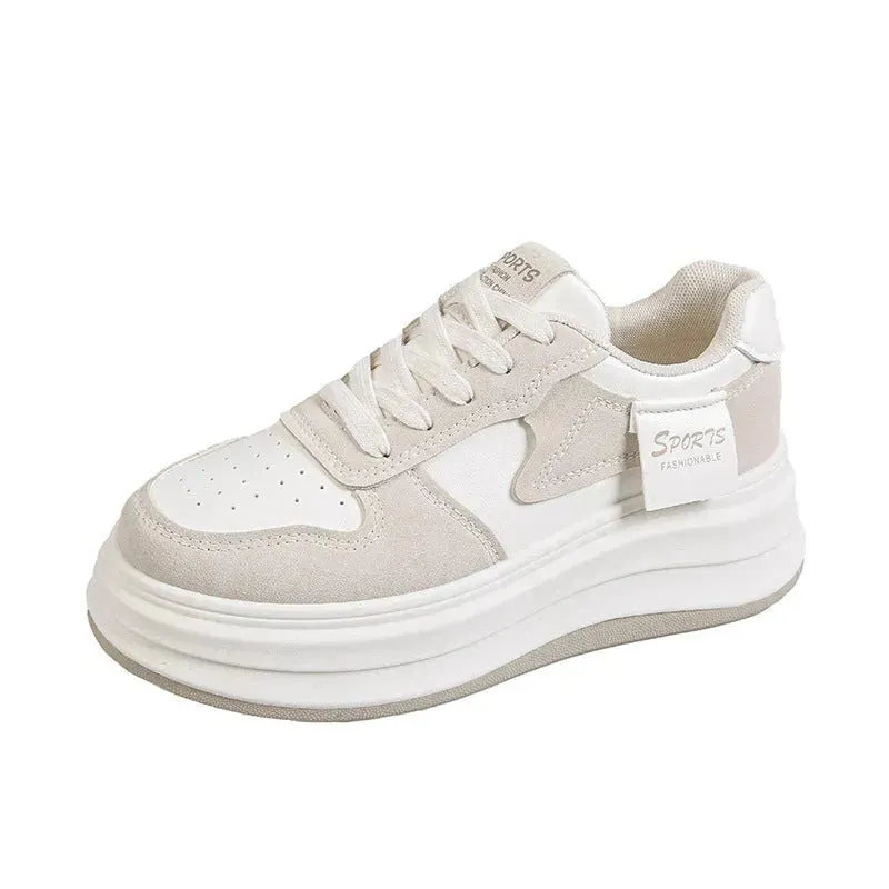 Contrast Platform Sneakers
