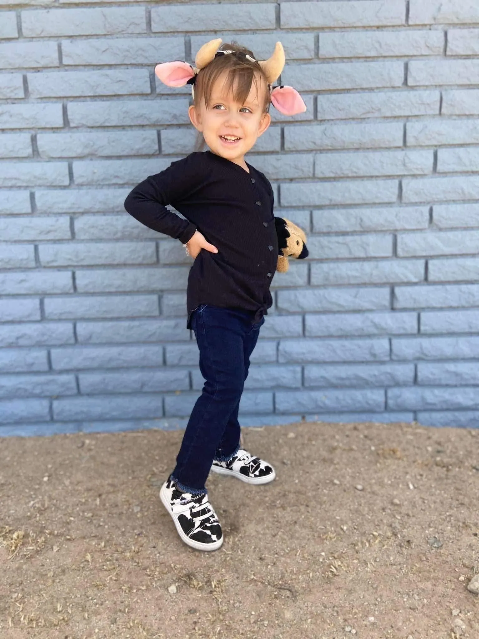Cow Print Sneaks