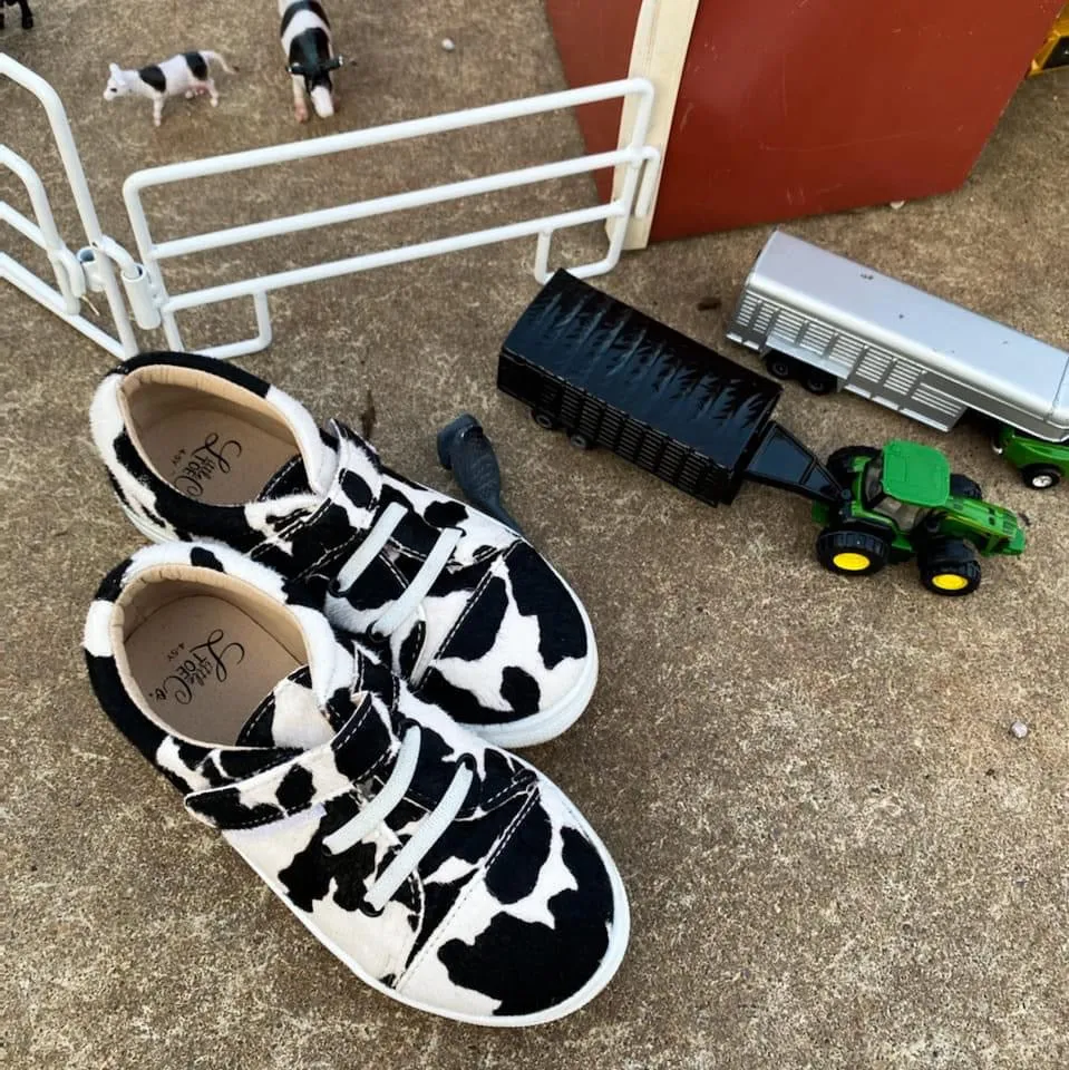 Cow Print Sneaks