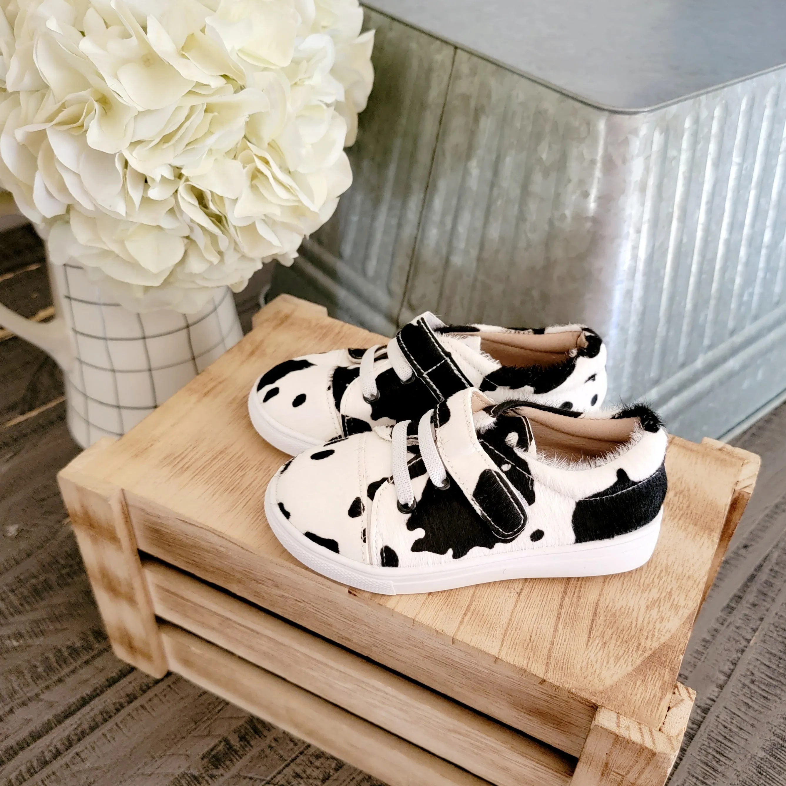 Cow Print Sneaks