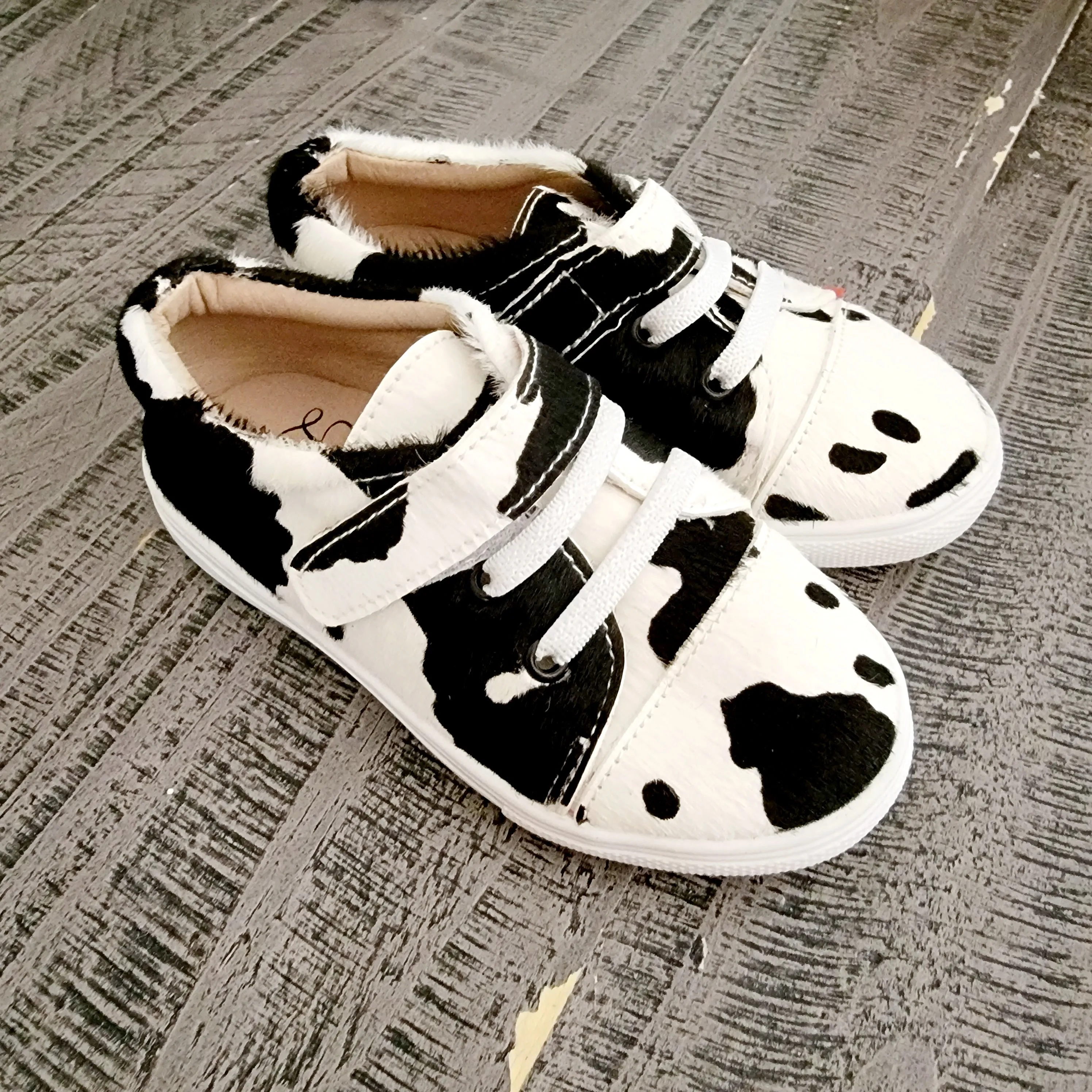 Cow Print Sneaks