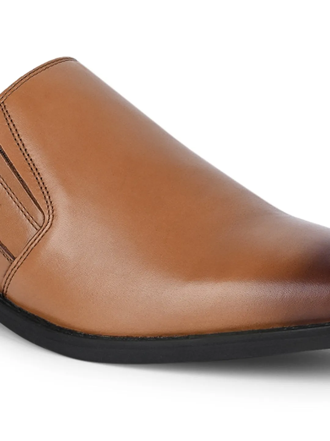 Egyptian Crust Leather Slip-On British Tan Shoes for Men