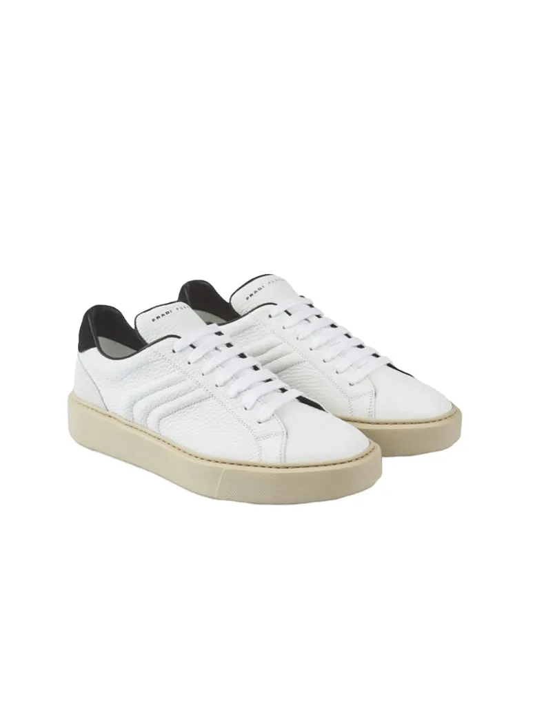 ELK LEATHER AND SUEDE SNEAKER - FRADI