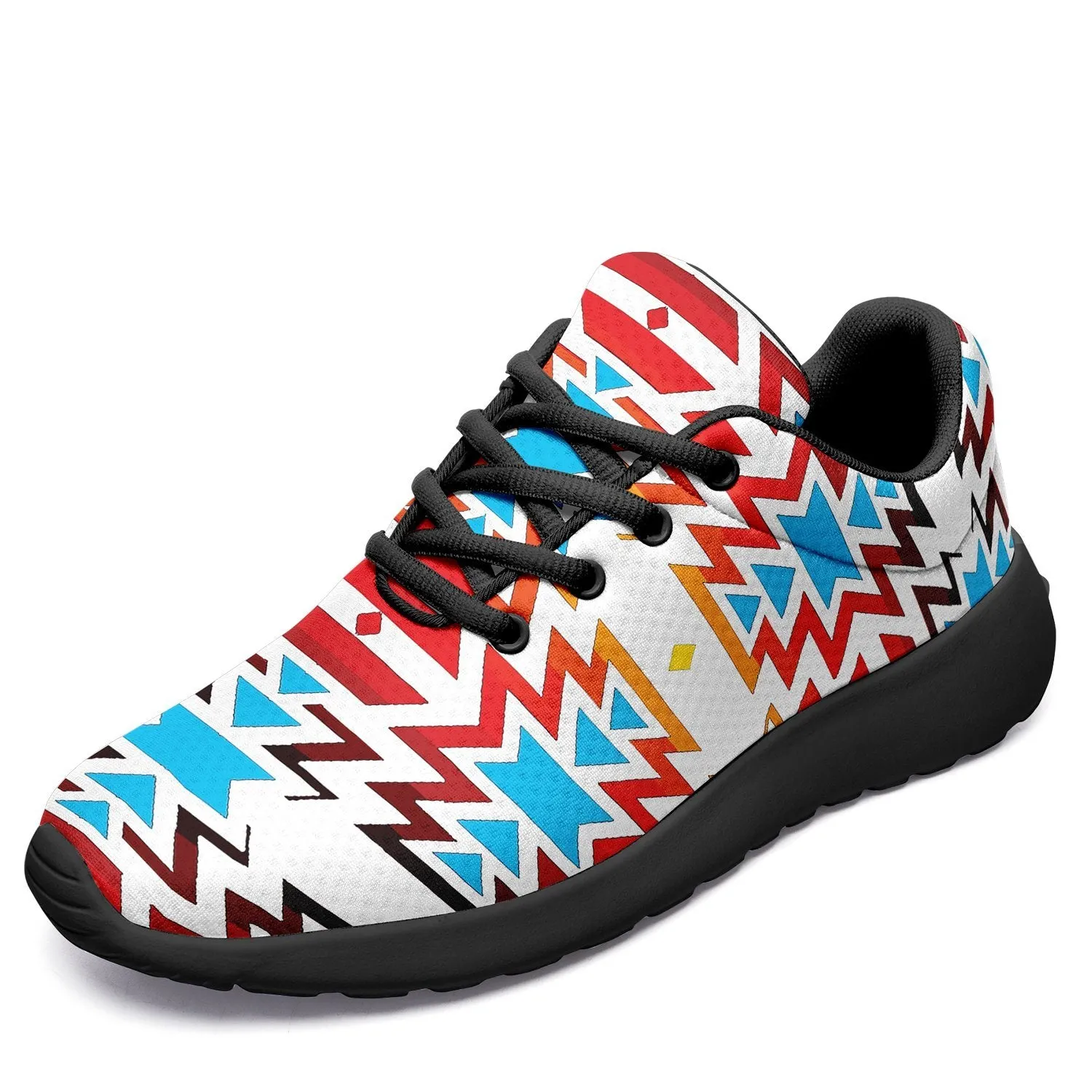 Fire Colors and Sky Ikkaayi Sport Sneakers