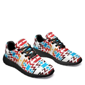 Fire Colors and Sky Ikkaayi Sport Sneakers
