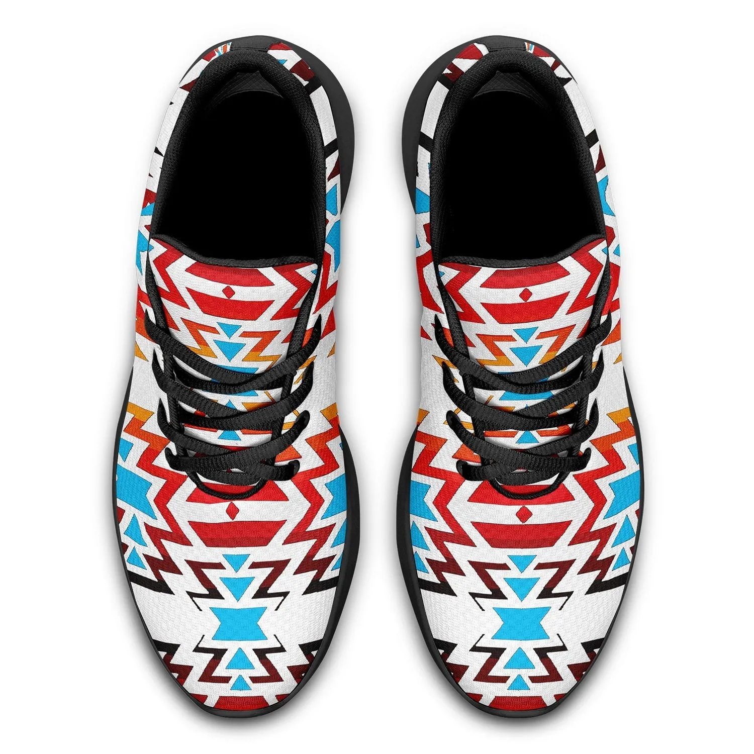 Fire Colors and Sky Ikkaayi Sport Sneakers