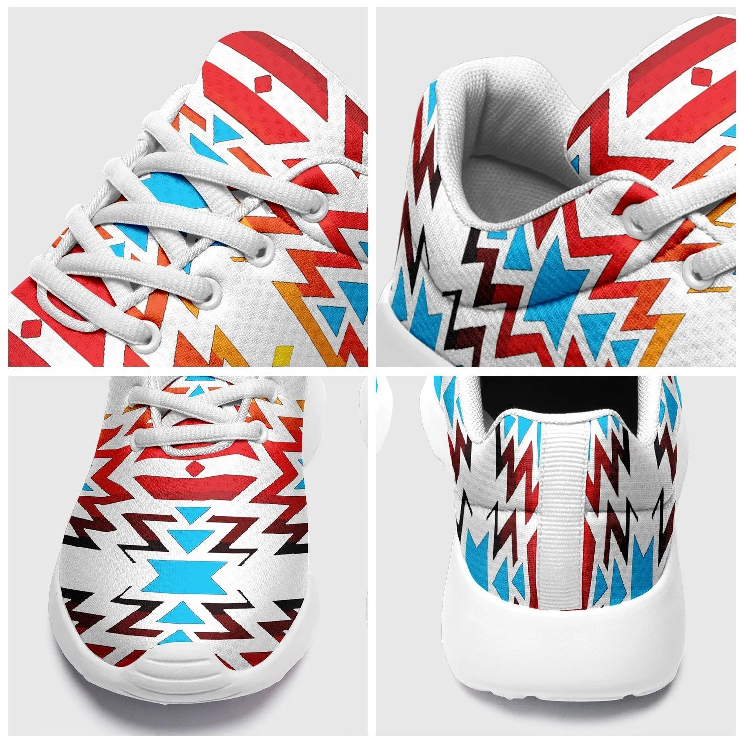 Fire Colors and Sky Ikkaayi Sport Sneakers
