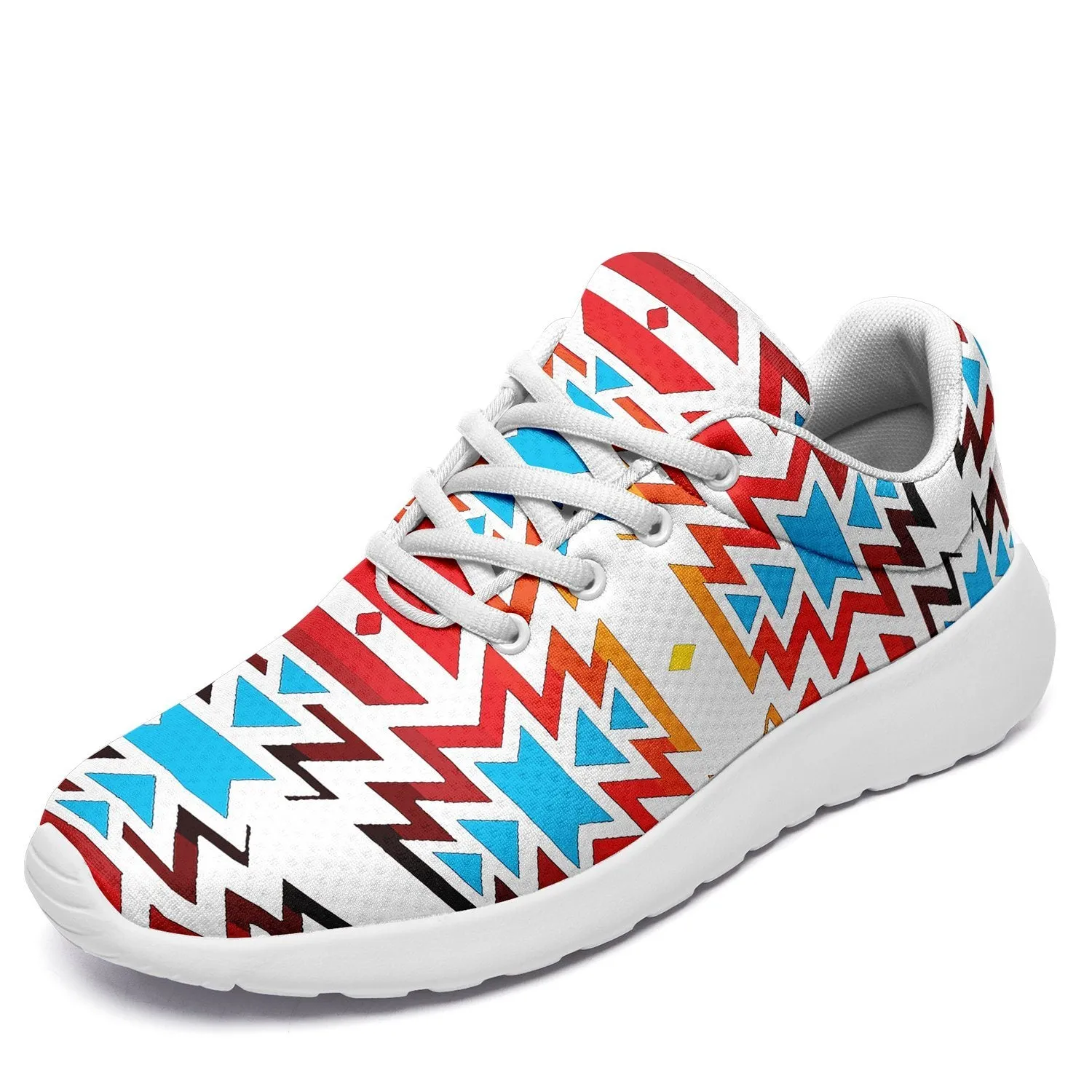 Fire Colors and Sky Ikkaayi Sport Sneakers