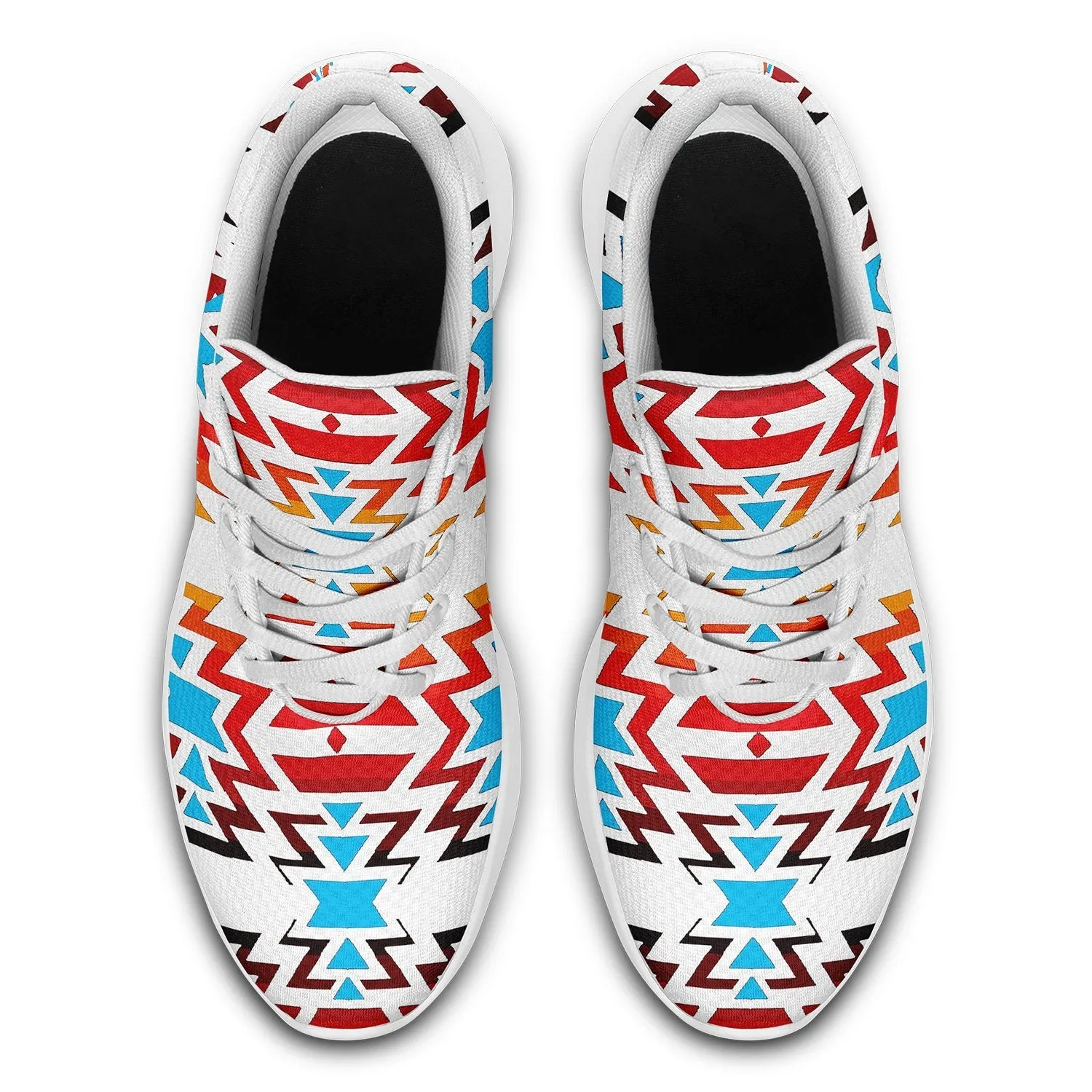 Fire Colors and Sky Ikkaayi Sport Sneakers