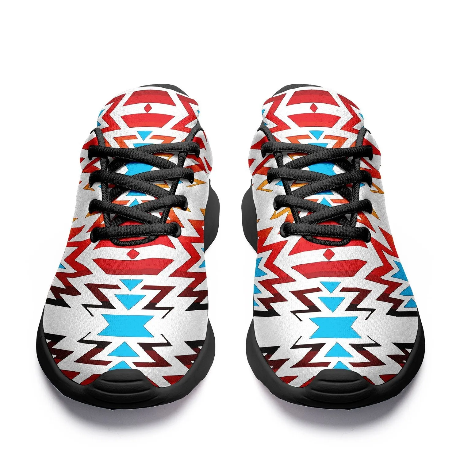 Fire Colors and Sky Ikkaayi Sport Sneakers