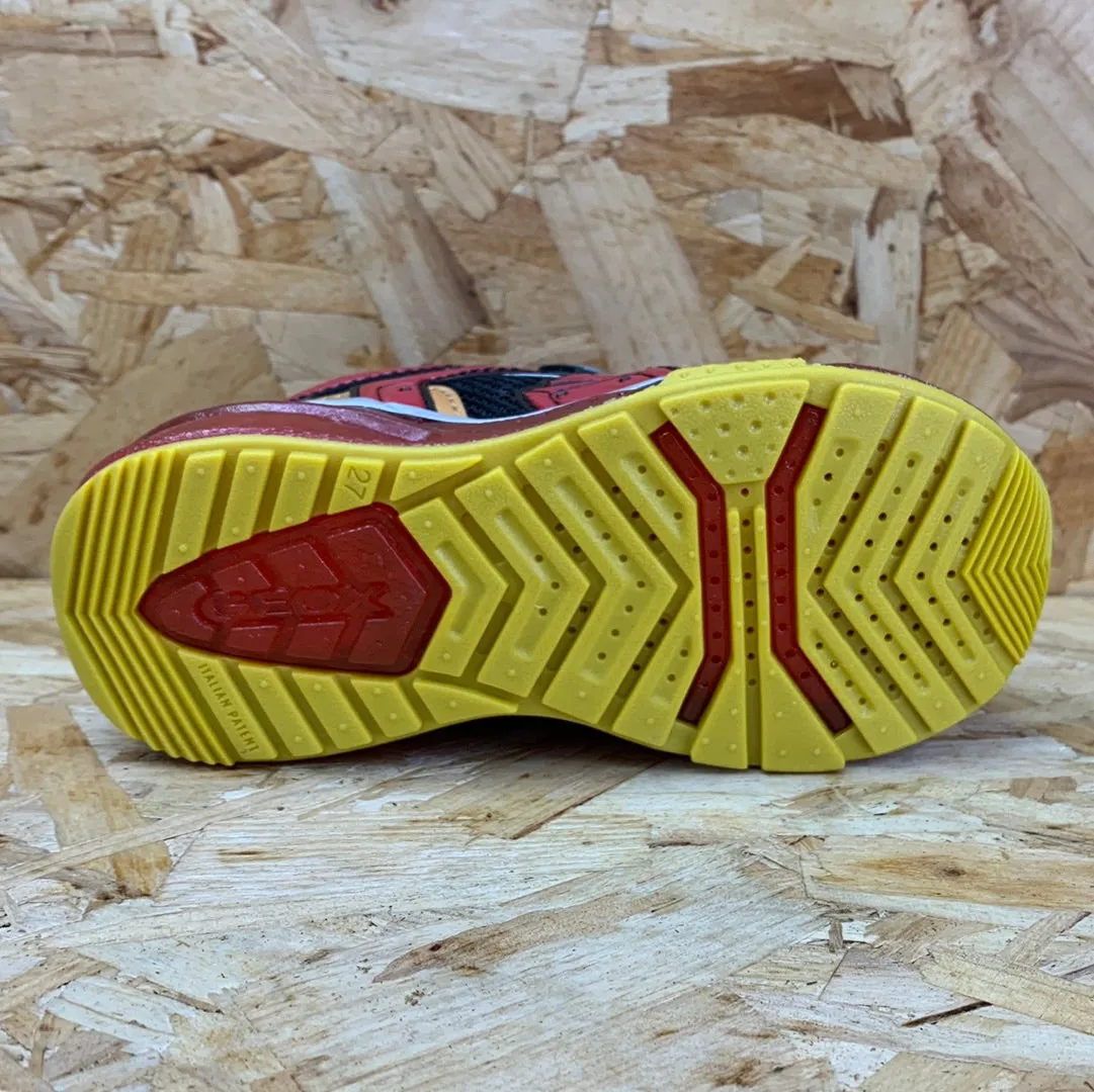Geox Kids Marvel Iron Man Trainers - Black / Red