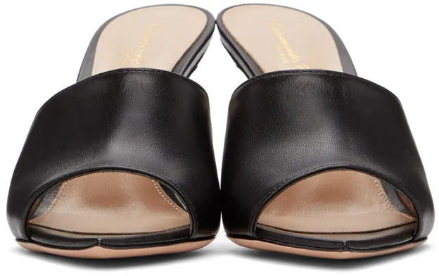 Gianvito Rossi Black Alise 85 Heeled Sandals