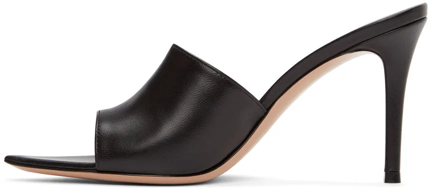 Gianvito Rossi Black Alise 85 Heeled Sandals
