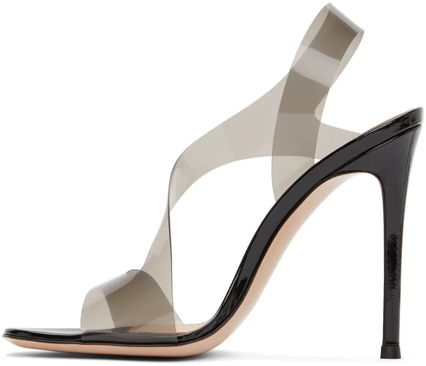 Gianvito Rossi Black Metropolis 105 Heeled Sandals