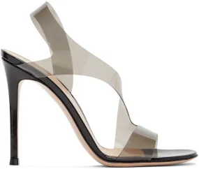 Gianvito Rossi Black Metropolis 105 Heeled Sandals