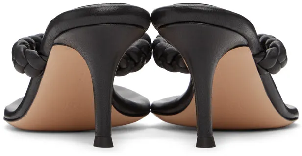 Gianvito Rossi Black Tropea 70 Heeled Sandals