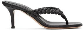 Gianvito Rossi Black Tropea 70 Heeled Sandals
