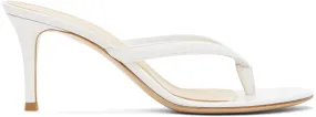 Gianvito Rossi White Calypso 70 Heeled Sandals