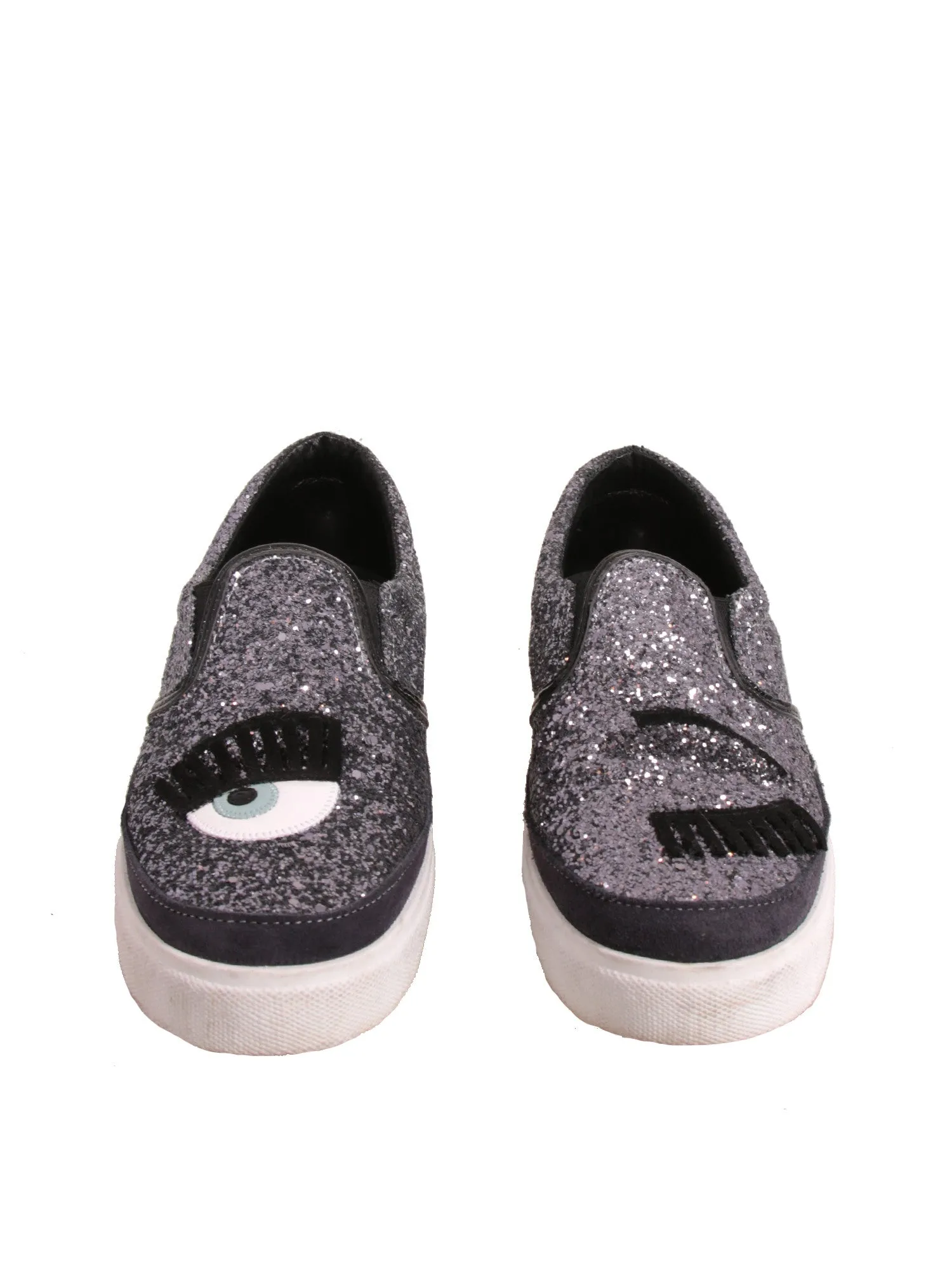 Glitter Flirting Slip Ons