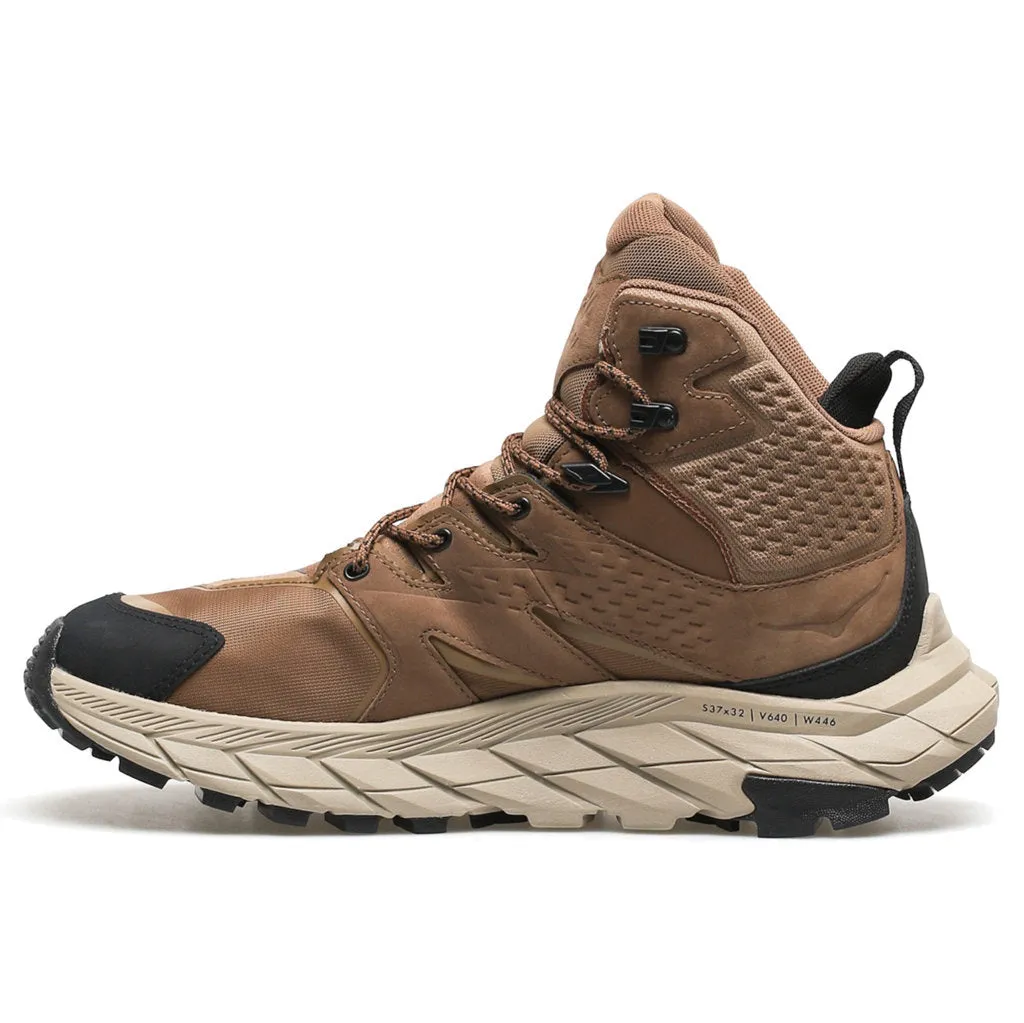 Hoka Anacapa Mid GTX Nubuck Leather Men's High-Top Hiking Trainers