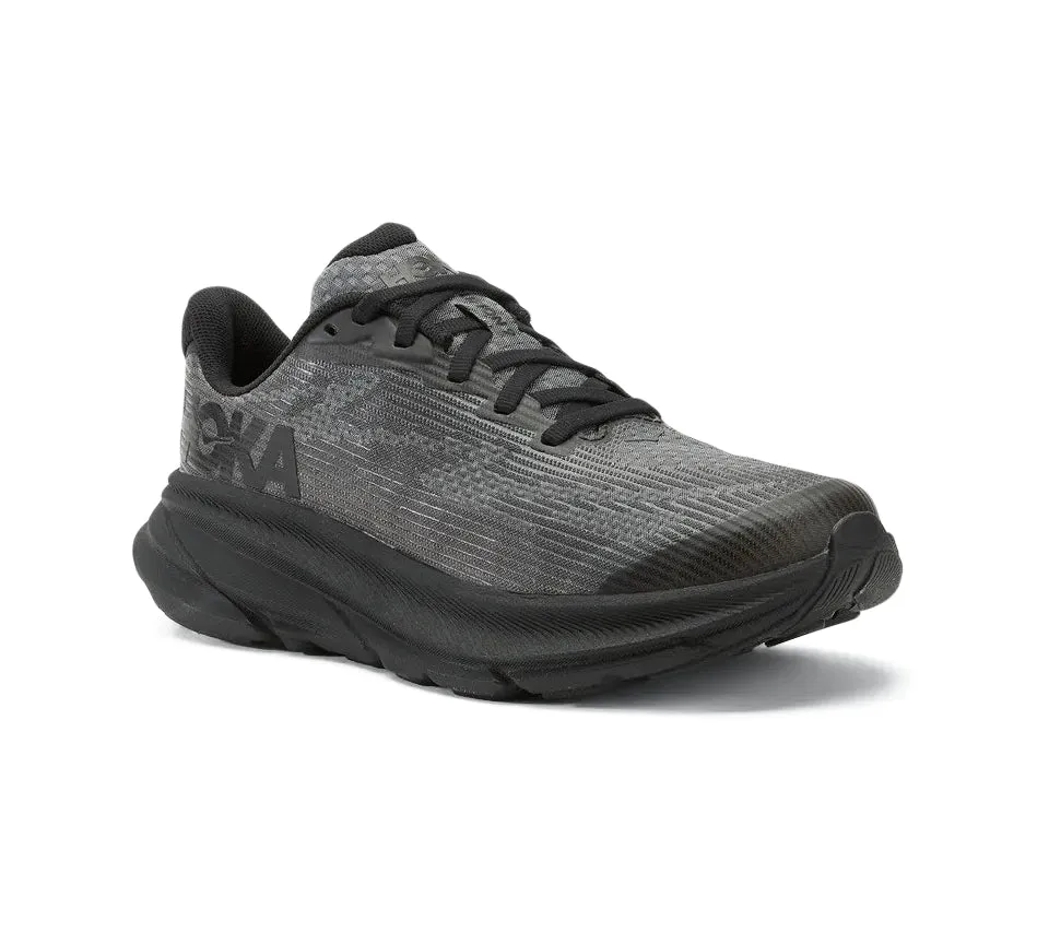 Hoka Clifton 9 Youth Trainers Carbon Black UK 3-6