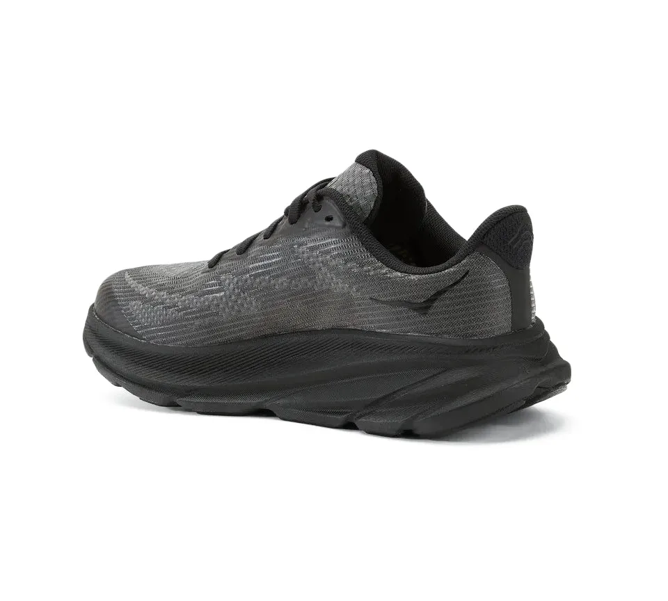 Hoka Clifton 9 Youth Trainers Carbon Black UK 3-6