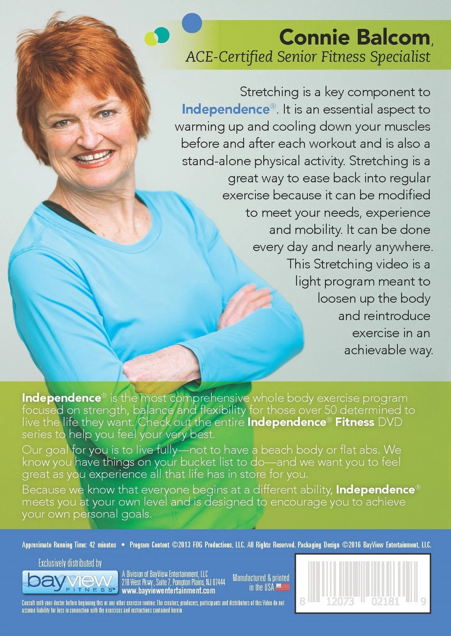 Independence Fitness: Stretching Workout For Seniors