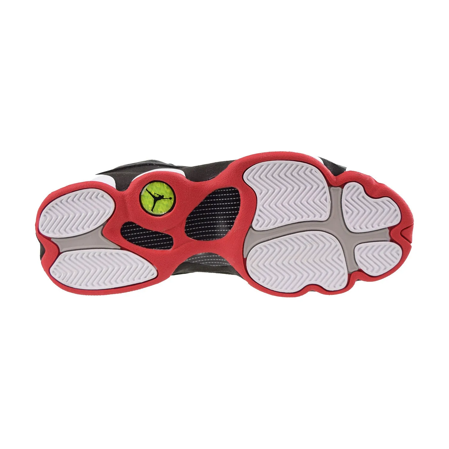 Jordan 13 Retro "Playoffs" (GS) Big Kids' Shoes Black-Varsity Red-Vibrant Yellow