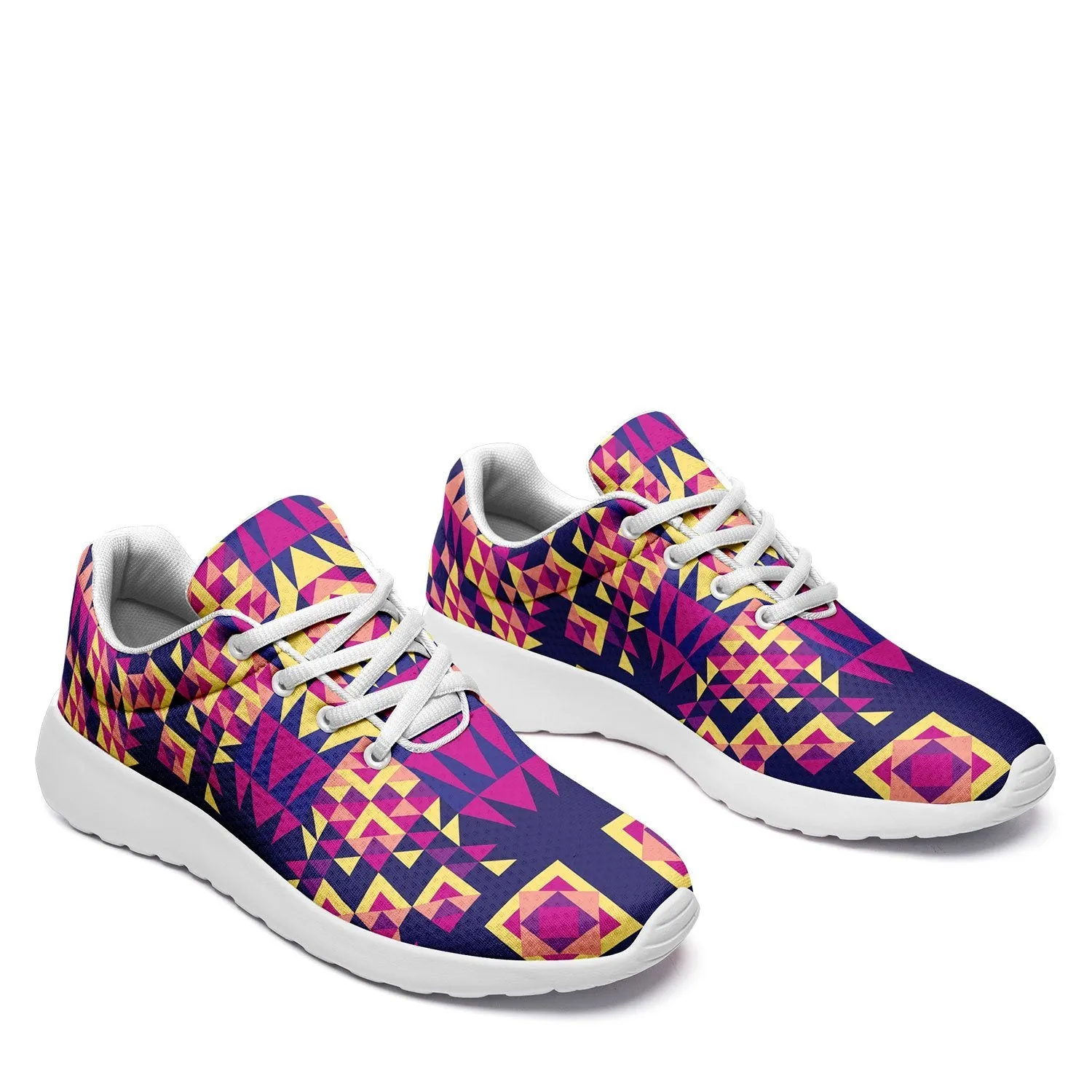 Kaleidoscope Bleu Ikkaayi Sport Sneakers