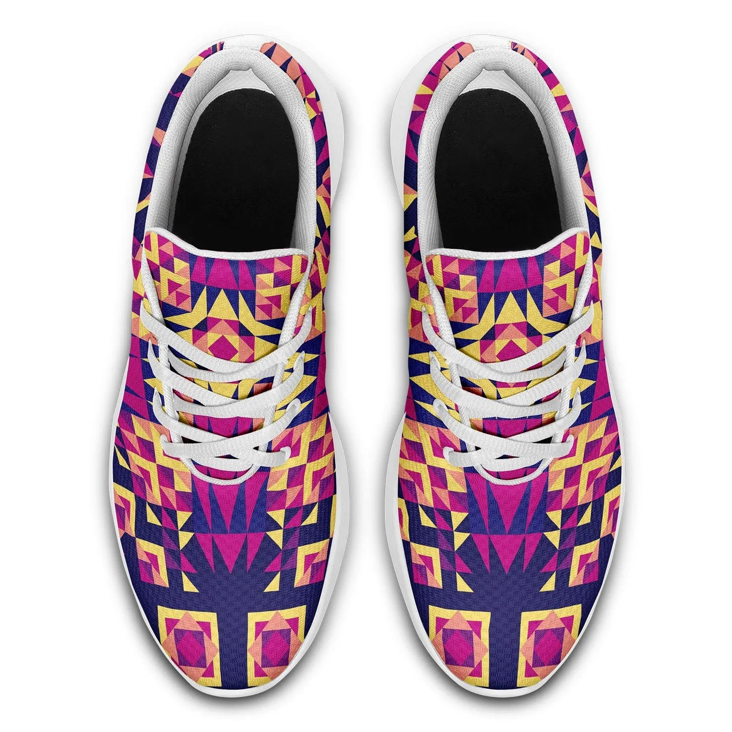 Kaleidoscope Bleu Ikkaayi Sport Sneakers